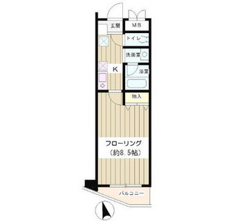 東京都豊島区南長崎２丁目 賃貸マンション 1K