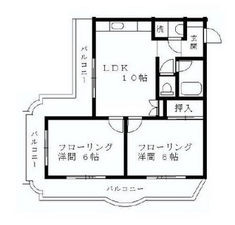 東京都新宿区高田馬場３丁目 賃貸マンション 2LDK