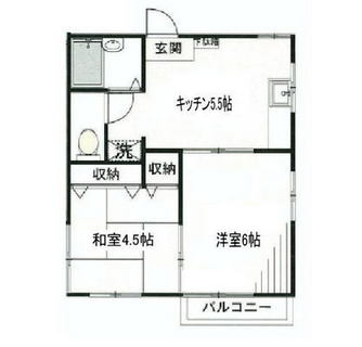 東京都中野区沼袋１丁目 賃貸マンション 2DK