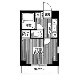 東京都豊島区南長崎１丁目 賃貸マンション 1K