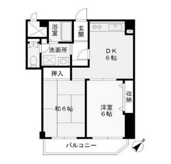 東京都新宿区中落合１丁目 賃貸マンション 2DK