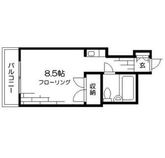 東京都中野区沼袋１丁目 賃貸マンション 1R