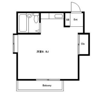 東京都新宿区中落合２丁目 賃貸マンション 1R