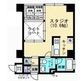 東京都豊島区目白５丁目 賃貸マンション 1R