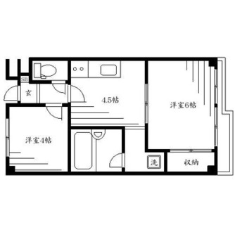 東京都練馬区旭丘１丁目 賃貸マンション 2K