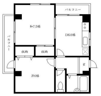 東京都中野区上高田２丁目 賃貸マンション 2DK