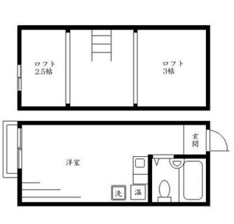 東京都新宿区中落合３丁目 賃貸アパート 1R