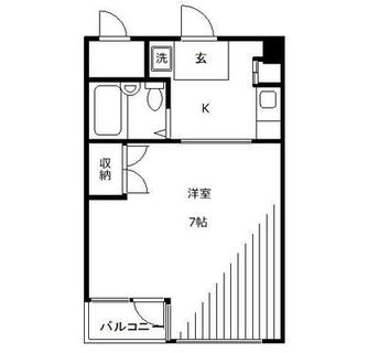 東京都新宿区中落合１丁目 賃貸マンション 1K