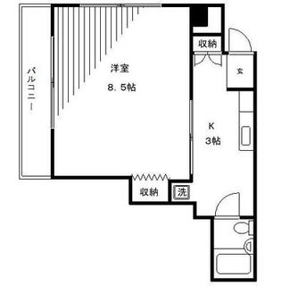 東京都新宿区西落合１丁目 賃貸マンション 1K