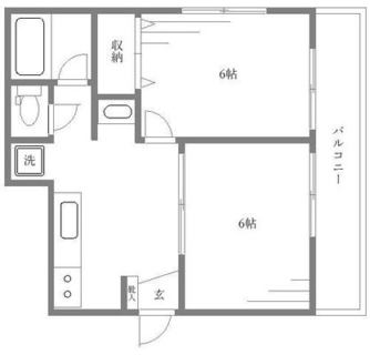 東京都豊島区要町１丁目 賃貸マンション 2K