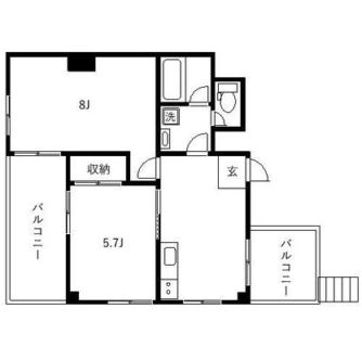 東京都豊島区長崎１丁目 賃貸マンション 2DK