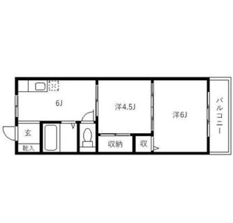 東京都新宿区中落合１丁目 賃貸マンション 2DK