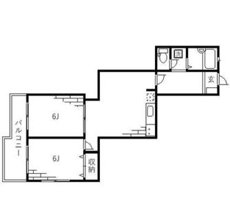 東京都中野区上高田２丁目 賃貸マンション 2DK