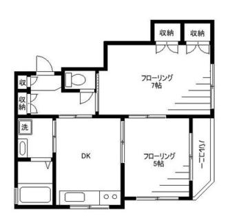 東京都豊島区長崎１丁目 賃貸マンション 2DK