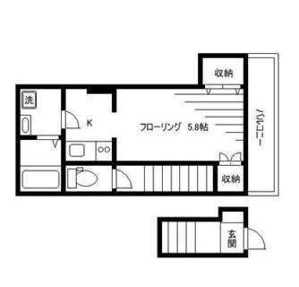 東京都豊島区長崎２丁目 賃貸アパート 1K