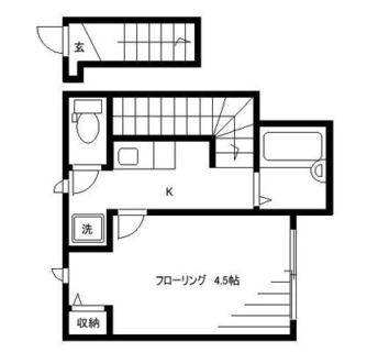 東京都中野区江原町１丁目 賃貸アパート 1K